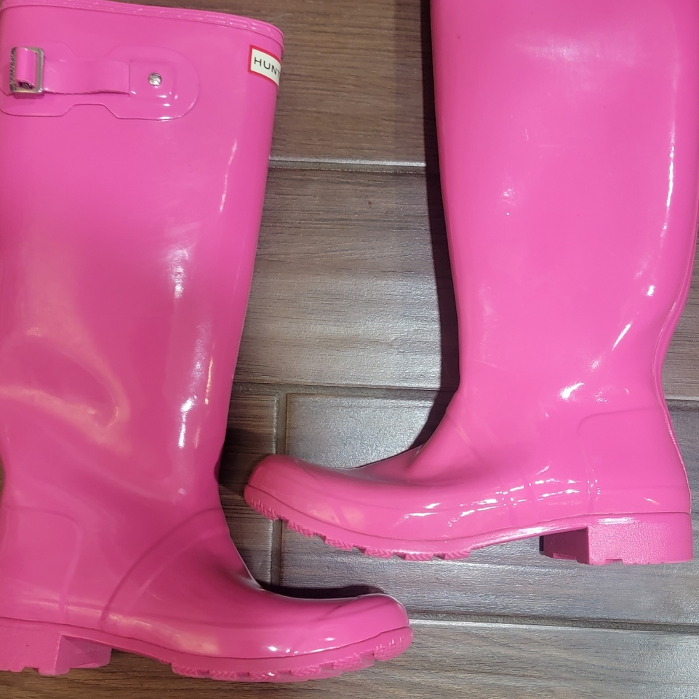 Hot Pink Tall Hunter Boots
